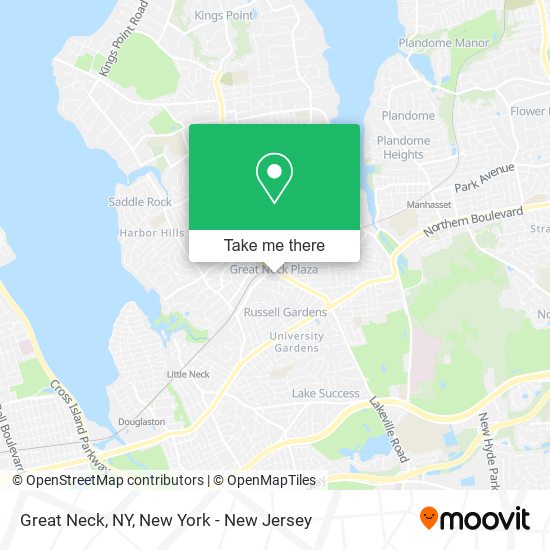 Great Neck, NY map