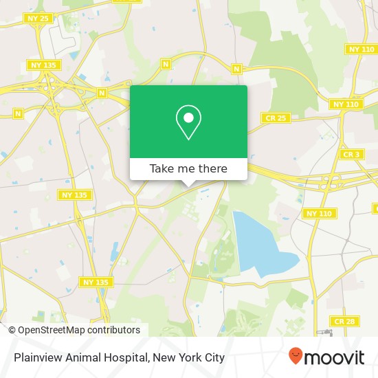 Plainview Animal Hospital map