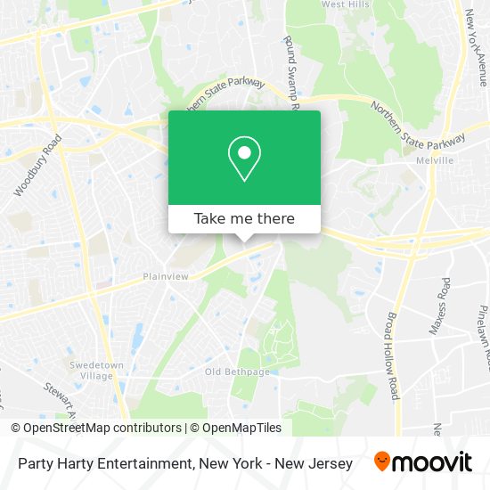 Party Harty  Entertainment map
