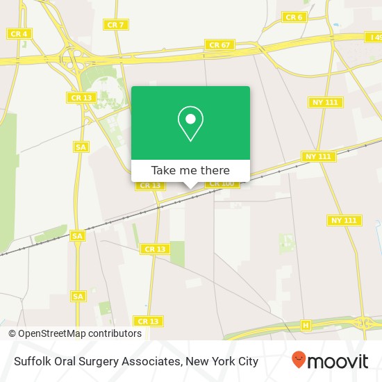 Mapa de Suffolk Oral Surgery Associates