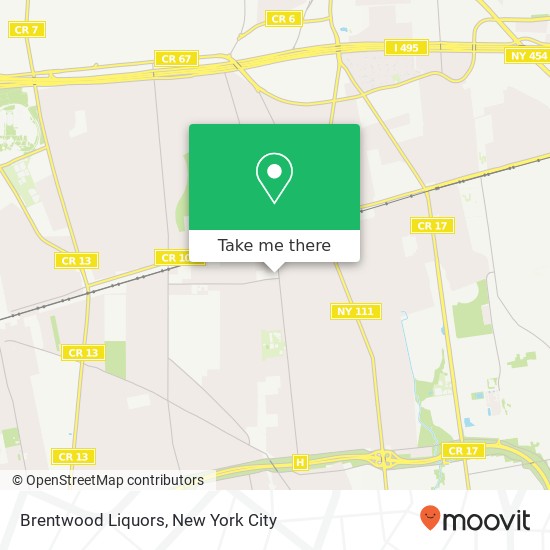 Brentwood Liquors map