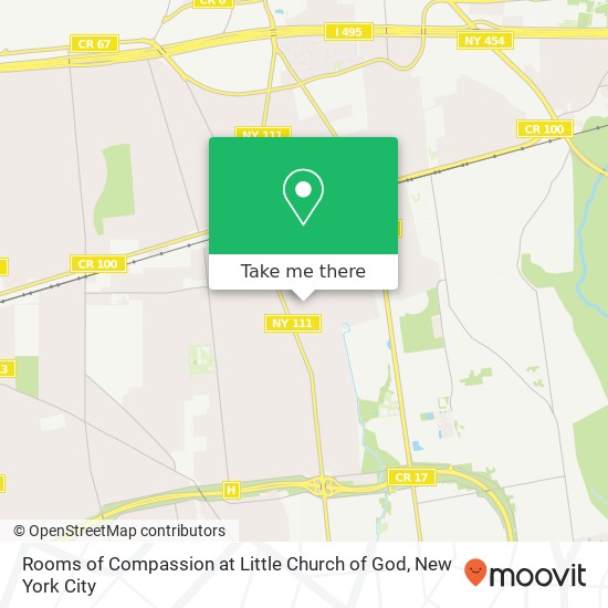 Rooms of Compassion at Little Church of God map