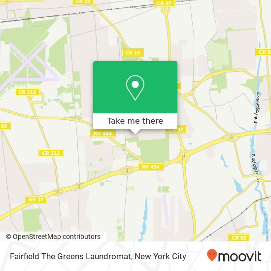 Fairfield The Greens Laundromat map