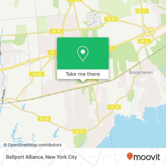 Mapa de Bellport Alliance