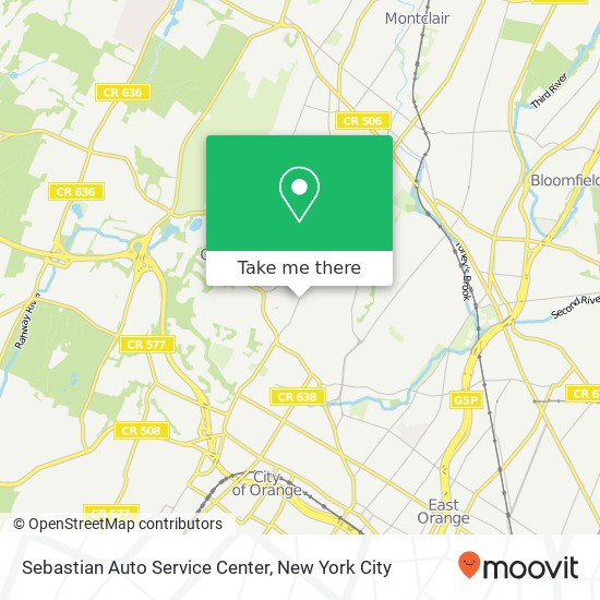 Mapa de Sebastian Auto Service Center