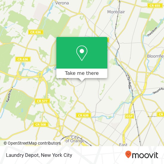 Laundry Depot map