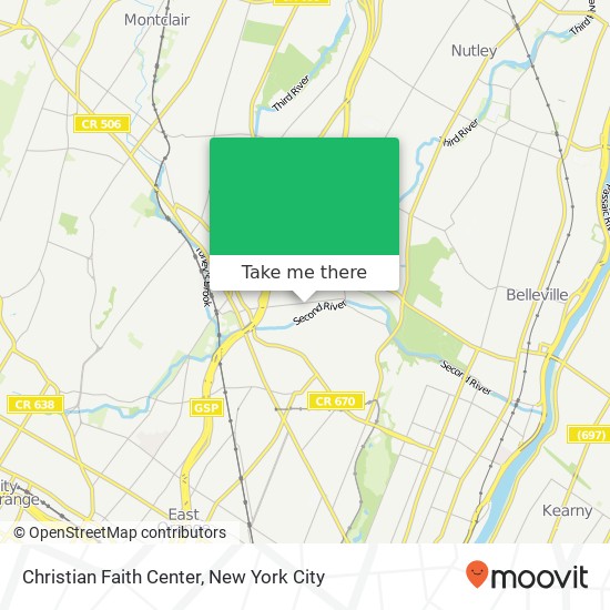 Christian Faith Center map