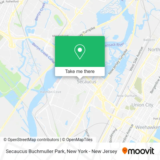 Secaucus Buchmuller Park map