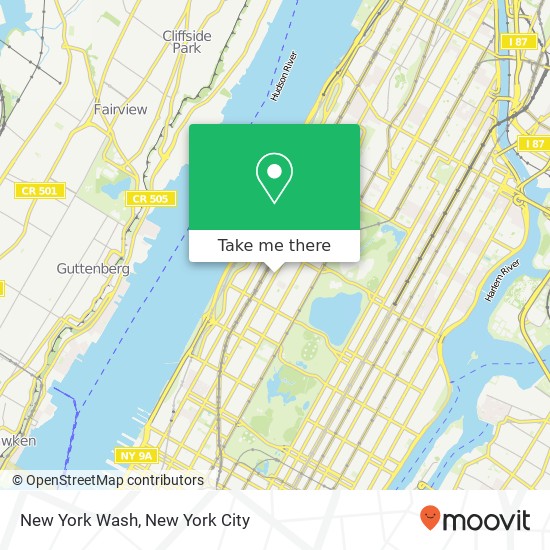 Mapa de New York Wash