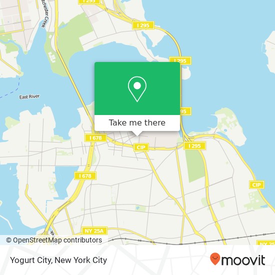 Yogurt City map