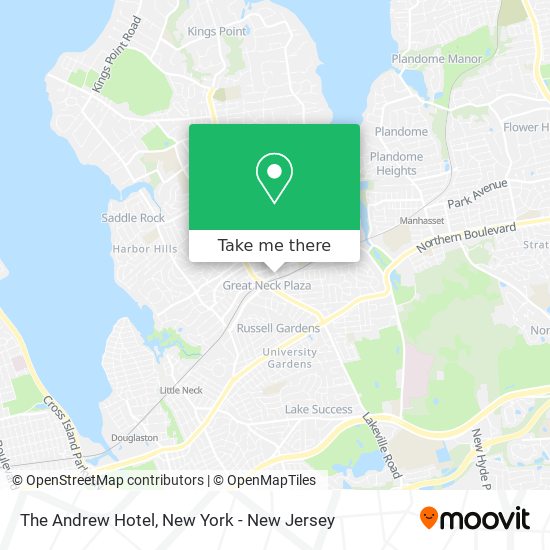 The Andrew Hotel map