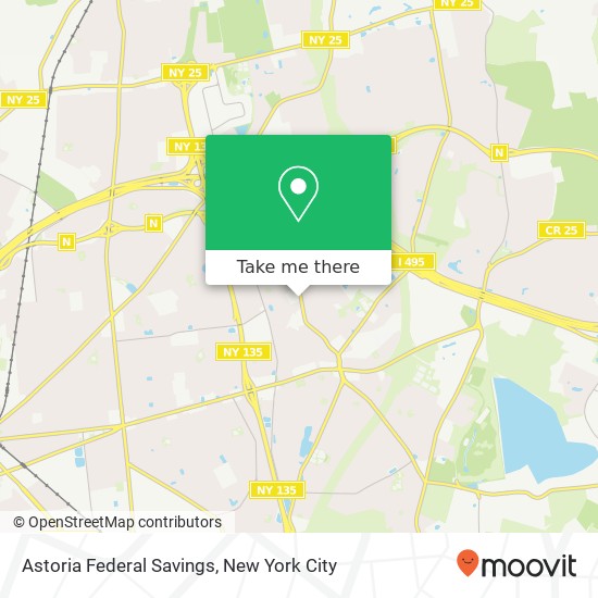 Mapa de Astoria Federal Savings