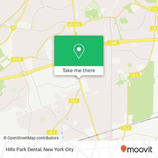 Mapa de Hills Park Dental