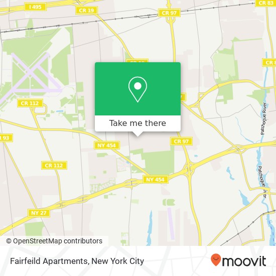 Mapa de Fairfeild Apartments