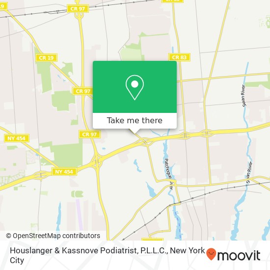 Houslanger & Kassnove Podiatrist, P.L.L.C. map