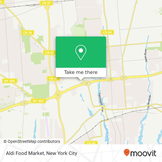 Mapa de Aldi Food Market
