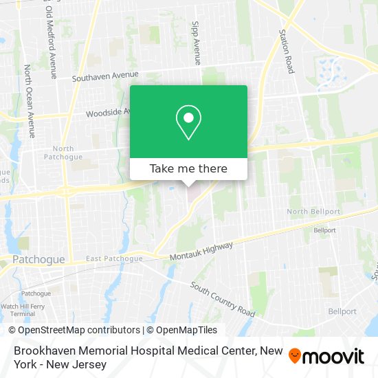 Mapa de Brookhaven Memorial Hospital Medical Center