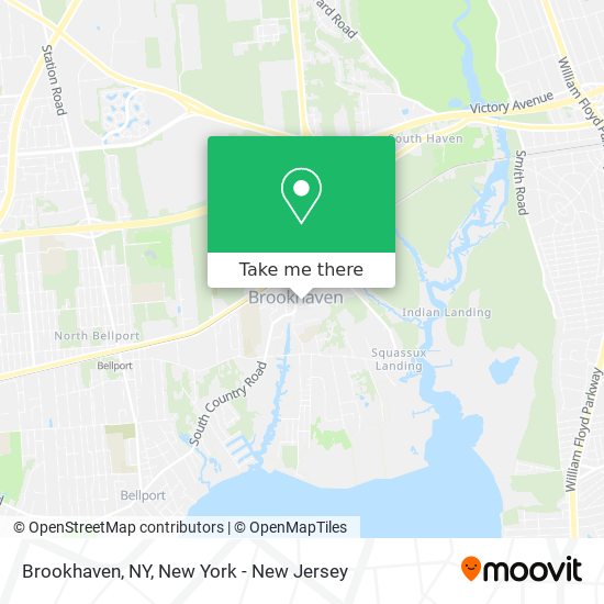 Mapa de Brookhaven, NY