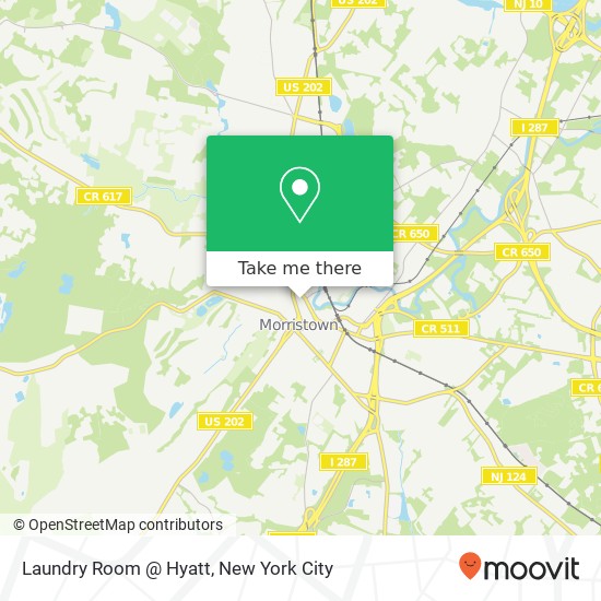 Mapa de Laundry  Room @  Hyatt