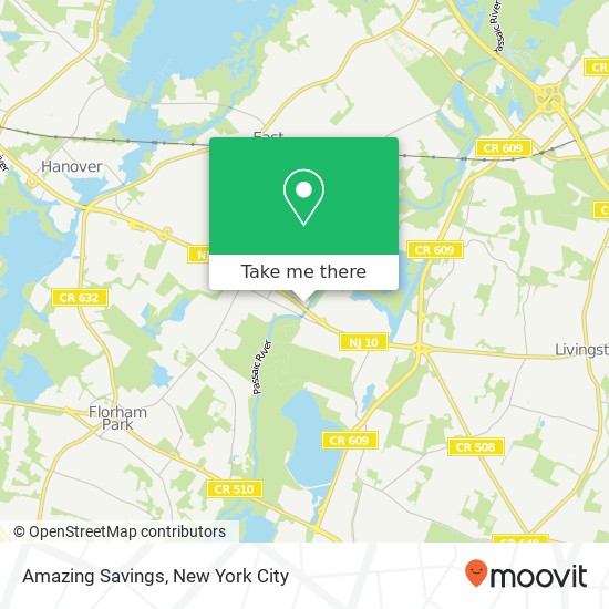 Amazing Savings map