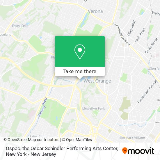 Ospac. the Oscar Schindler Performing Arts Center map