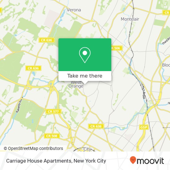 Carriage House Apartments map