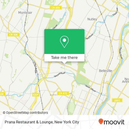 Prana Restaurant & Lounge map