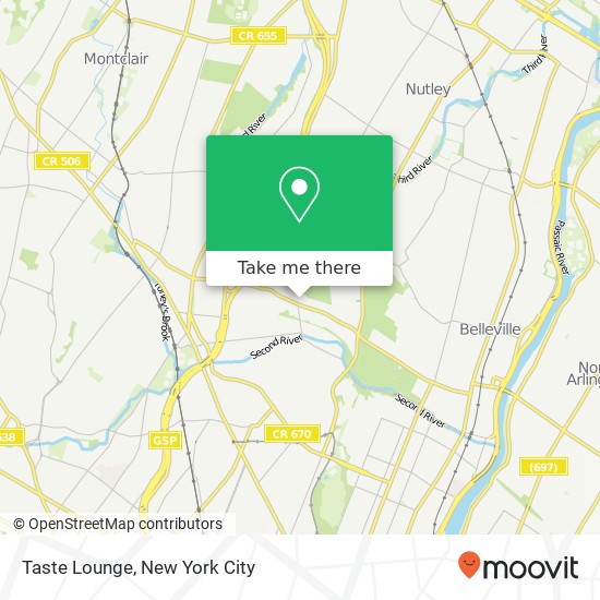 Mapa de Taste Lounge