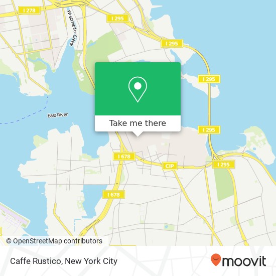 Caffe Rustico map