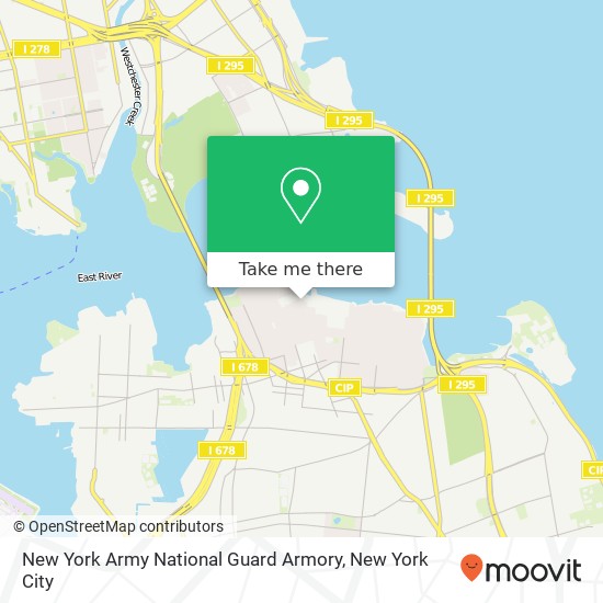 New York Army National Guard Armory map