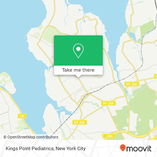 Kings Point Pediatrics map