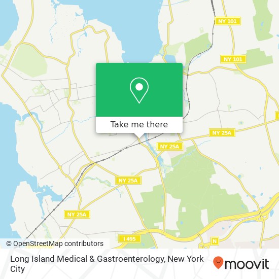 Mapa de Long Island Medical & Gastroenterology