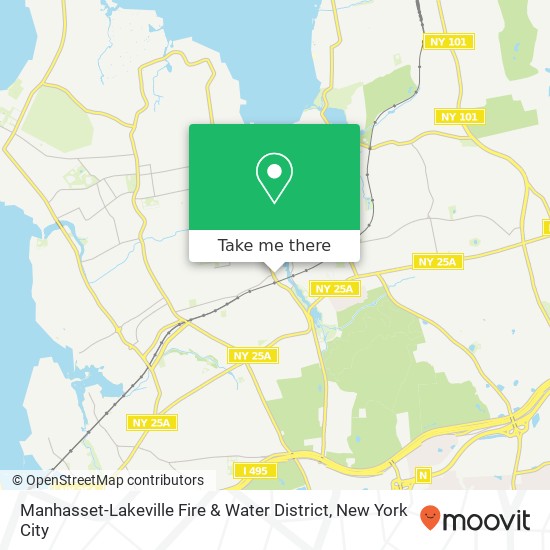Mapa de Manhasset-Lakeville Fire & Water District