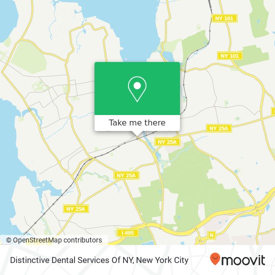 Distinctive Dental Services Of NY map