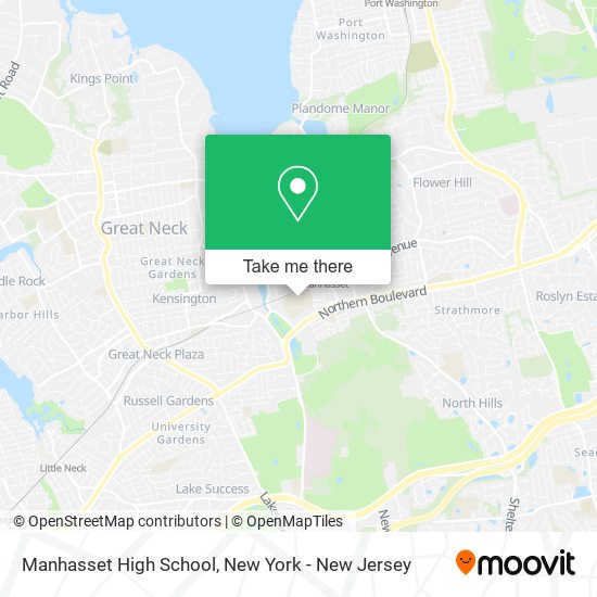 Manhasset High School map