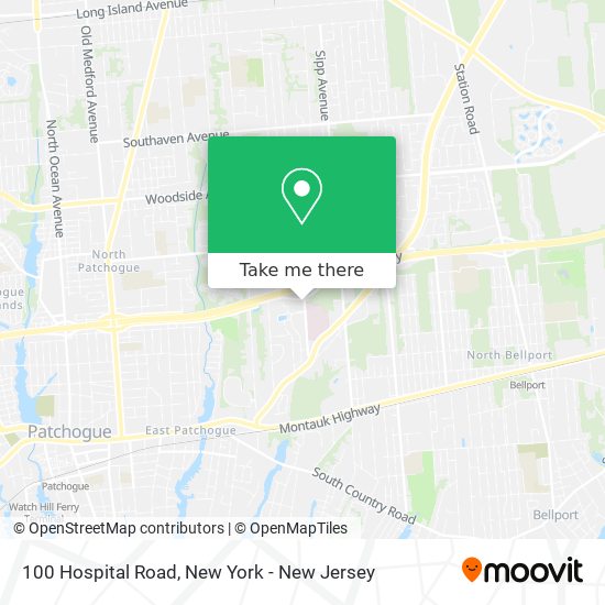 Mapa de 100 Hospital Road