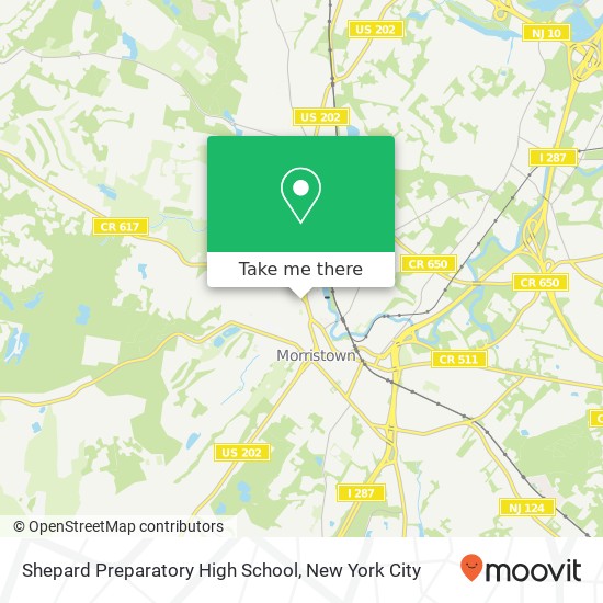 Mapa de Shepard Preparatory High School