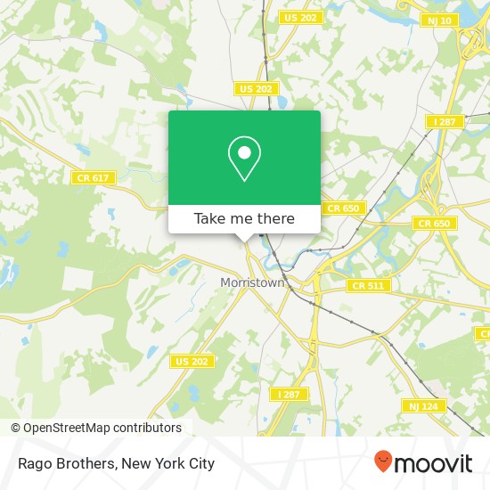Rago Brothers map