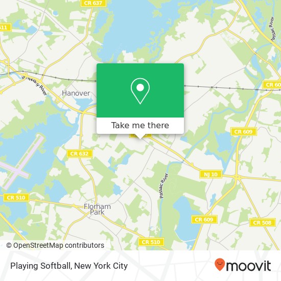 Mapa de Playing Softball