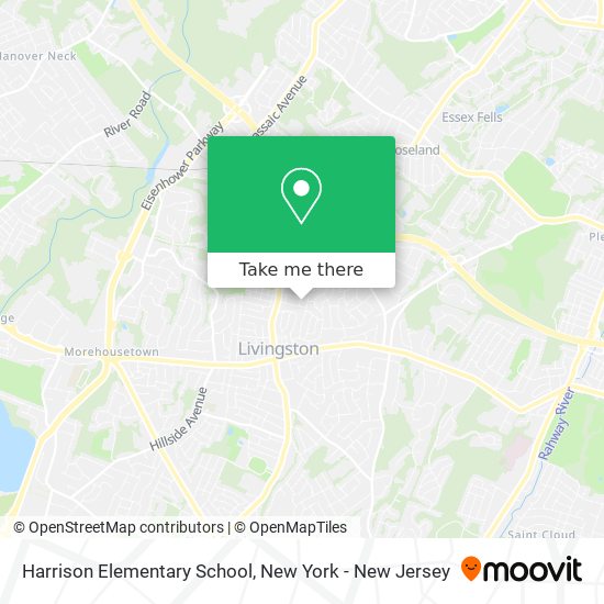 Harrison Elementary School map