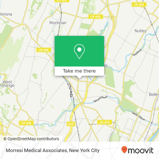 Morresi Medical Associates map