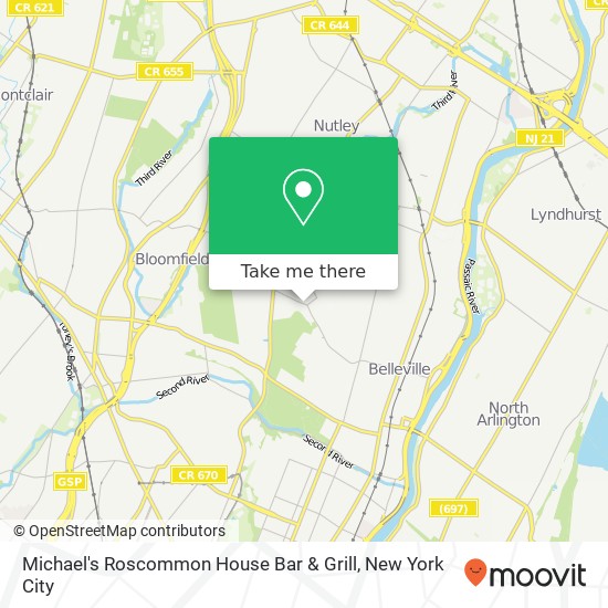 Michael's Roscommon House Bar & Grill map