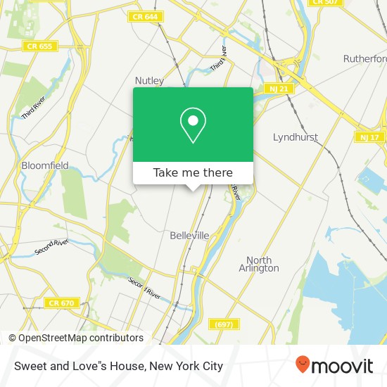 Mapa de Sweet and Love"s House