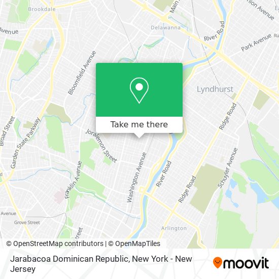 Mapa de Jarabacoa Dominican Republic