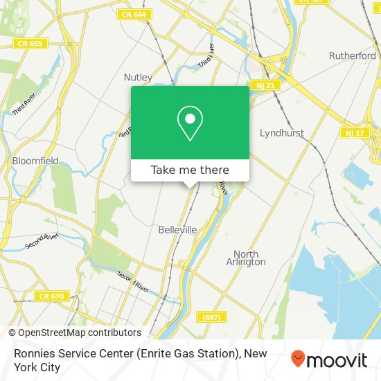 Mapa de Ronnies Service Center (Enrite Gas Station)