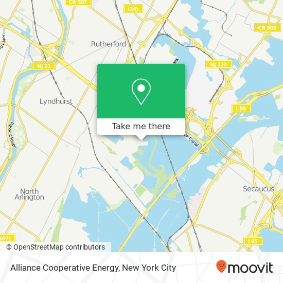 Alliance Cooperative Energy map