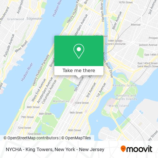 NYCHA - King Towers map