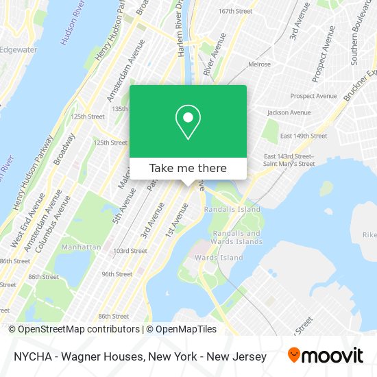 NYCHA - Wagner Houses map