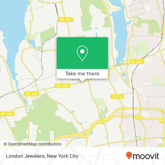 Mapa de London Jewelers