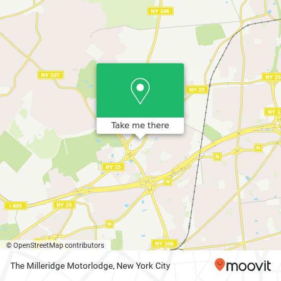 The Milleridge Motorlodge map